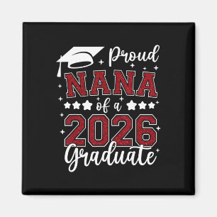 Stolze Nana eines 2026 Absolventen Senior 2026 Gra Magnet