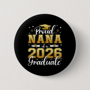 Stolze Nana eines Cl von 2026 Absolvent Senior Abs Button