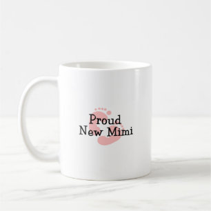 Stolze neue Abdrücke des Baby-Mimi Kaffeetasse