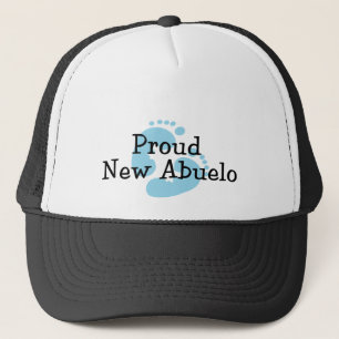 Stolze neue Abuelo Baby-Abdrücke Truckerkappe