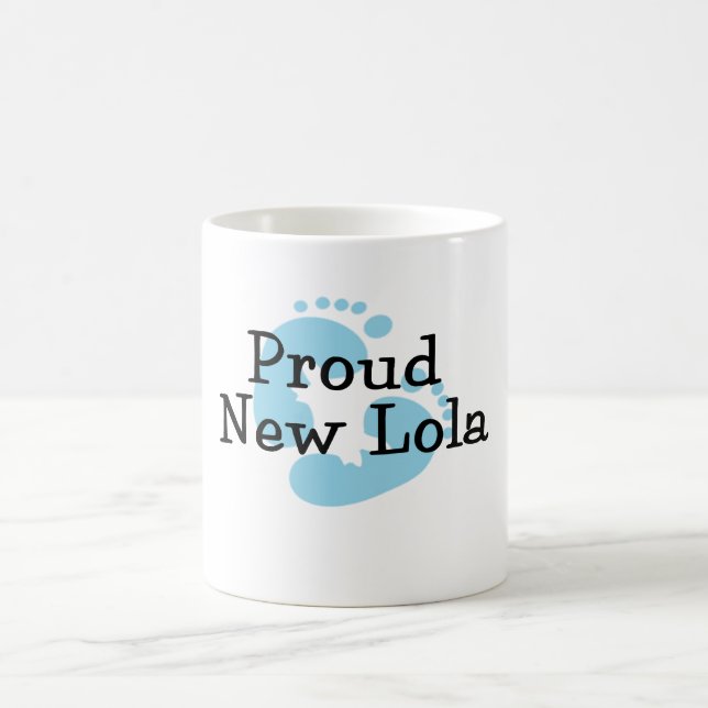 Stolze neue Lola Baby-Abdrücke Kaffeetasse (Mittel)