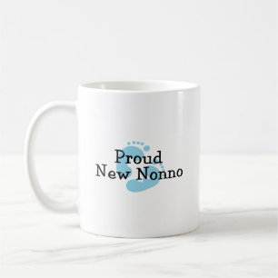 Stolze neue Nonno Baby-Abdrücke Kaffeetasse