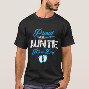 Stolze neue Tante Es ist ein Junge Geschlecht enth T-Shirt