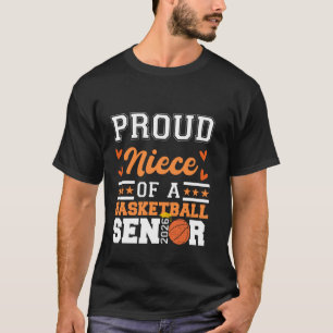 Stolze Nichte eines 2026 Senior Basketball Absolve T-Shirt