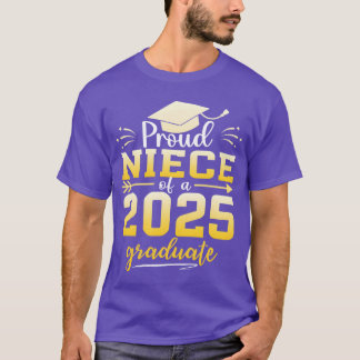 Stolze Nichte eines Absolventen der Klasse 2025 Ab T-Shirt