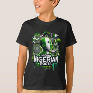 Stolze nigerianische Wurzeln Schwarze Geschichte M T-Shirt