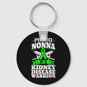 Stolze Nonna mit einer Nierenerkrankung Warrior Be Schlüsselanhänger