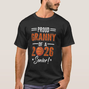 Stolze OMA des 2026 Senior Basketball Student Gra T-Shirt