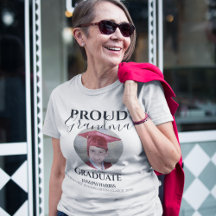 Stolze Oma des Absolventen | Foto-T-Shirt