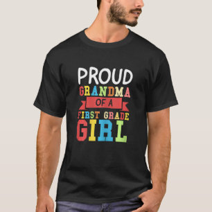 Stolze Oma einer Schülerin der ersten Klasse T-Shirt