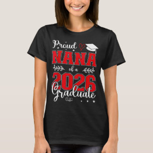 Stolze Oma eines Absolventen der Klasse 2026 für T-Shirt