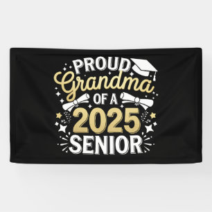 Stolze Oma eines Absolventen von 2025 Abschluss Go Banner