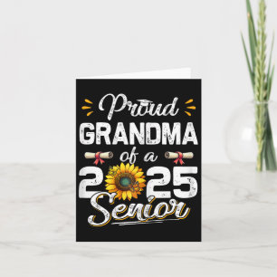 Stolze Oma eines Cl von 2025 Senior Retro  Karte