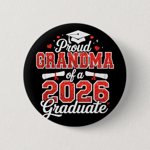 Stolze Oma eines Cl von 2026 Absolvent Senior Abso Button