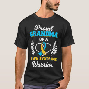Stolze Oma eines Down-Syndrom-Kriegers Ribbon Tr T-Shirt