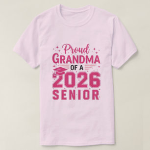 Stolze Oma eines Football-Absolventen der Klasse 2 T-Shirt