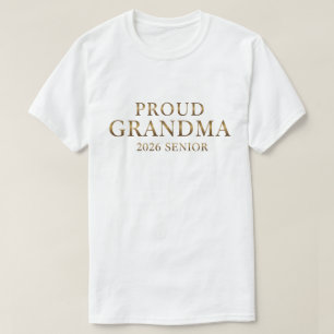 Stolze Oma eines Football-Absolventenjahrgangs 202 T-Shirt