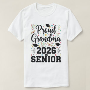 Stolze Oma eines Football-Absolventenjahrgangs 202 T-Shirt