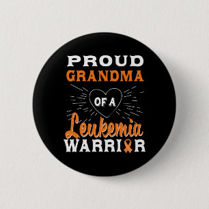 Stolze Oma eines Leukämie-Kriegers Awareness Herre Button