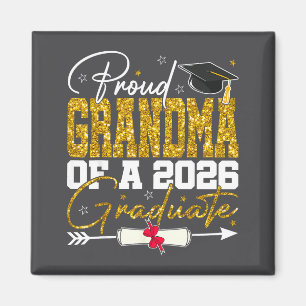 Stolze Oma eines Senior 2026 Absolventen Familiena Magnet