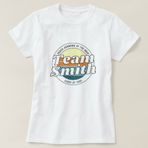 Stolze Oma Retro Team Nachname Klasse XX Jahrgang T-Shirt