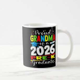 Stolze Oma von 2026 Vorschul-Absolventin Muttertag Kaffeetasse
