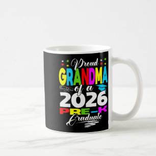 Stolze Oma von 2026 Vorschul-Absolventin Muttertag Kaffeetasse