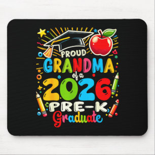 Stolze Oma von 2026 Vorschul-Absolventin Muttertag Mousepad