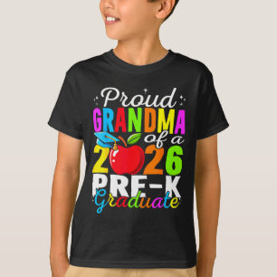 Stolze Oma von 2026 Vorschul-Absolventin Muttertag T-Shirt