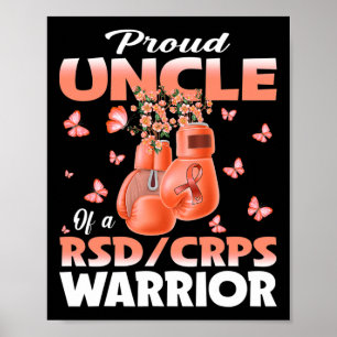 Stolze Onkel eines Rsd-Crps-Krieger-Bewusstseinsbo Poster
