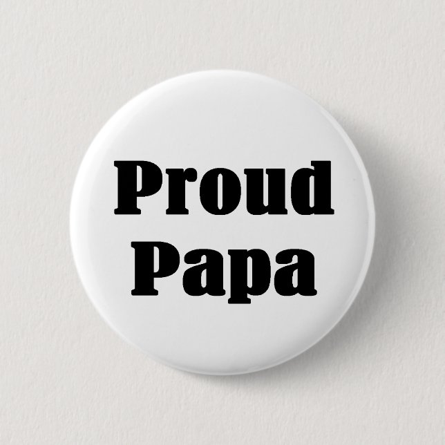 Stolze Papa-T - Shirts und Geschenke Button (Vorderseite)