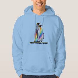 Stolze Pinguine stehen zusammen Hoodie
