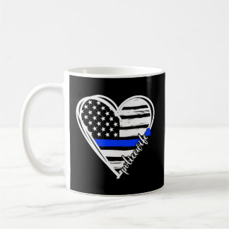 Stolze Polizei eines Polizeibeamten Herzinfarkt-Po Kaffeetasse