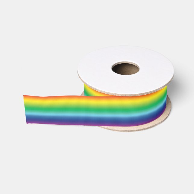 Stolze Regenbogenfarben lgbtq Gay Fahne Ripsband (Spule)