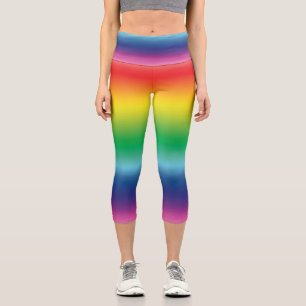 Stolze Regenbogenfarben lgbtq lgbt Gay Fahne  Capri Leggings