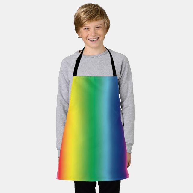 Stolze Regenbogenfarben lgbtq lgbt Gay Flag Muster Schürze (Getragen)