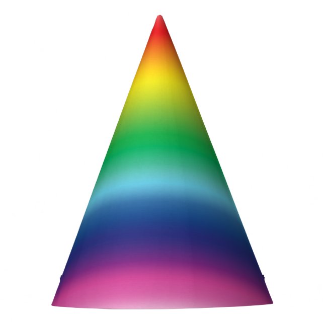 Stolze Regenbogenfarben lgbtq Schwulenflagge - Partyhütchen (Vorderseite)