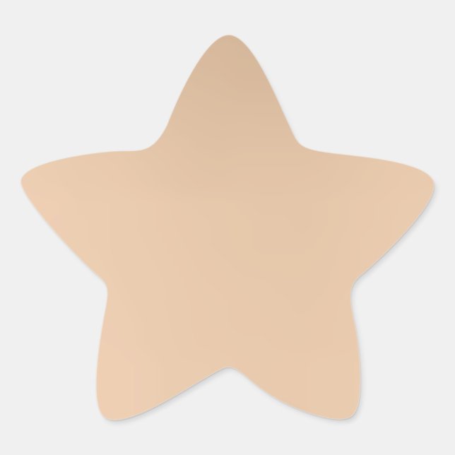 Stolze Rose Stern-Aufkleber (Vorderseite)