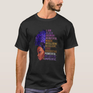 Stolze schwarzafrikanische Ladys Black History T-Shirt