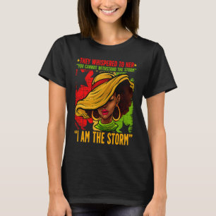 Stolze schwarze Afrikanerinnen Ich bin der Sturm B T-Shirt
