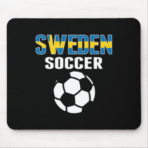 Stolze schwedische Fußballfans Jacke - Unterstütze Mousepad