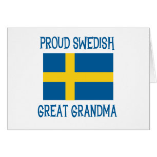 Stolze schwedische große Großmutter