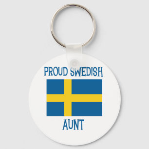 Stolze schwedische Tante Schlüsselanhänger