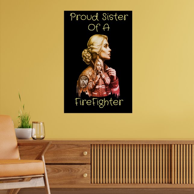 Stolze Schwester einer FeuerKämpfer Folge w Poster (Wohnzimmer 2)