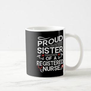 Stolze Schwester einer registrierten Krankenschwes Kaffeetasse