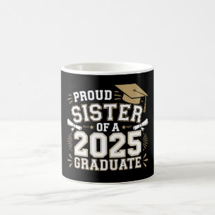 Stolze Schwester eines Absolventen der Klasse 2025 Kaffeetasse