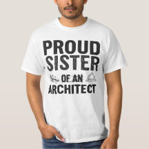 Stolze Schwester eines Architekten