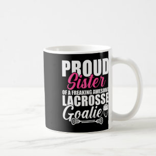 Stolze Schwester eines Phantastischen Lacrosse Goa Kaffeetasse