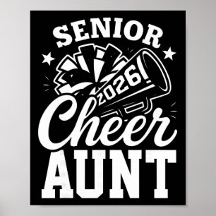 Stolze Senior Cheer Tante 2026 Cheerleader Tante C Poster