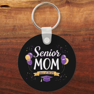 Stolze Senior Mama Class of 2025 Anpassbar Schlüsselanhänger